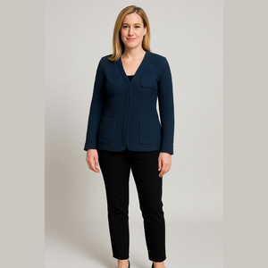 Worth ink ottoman jersey belted cardigan jacket size 4